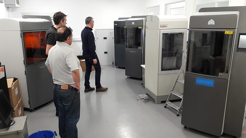 New state-of-the-art SLA 3D printing machines add further capacity